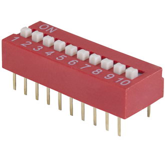 DIP переключатели SWD1-10 (DS-10) (Вдм1-10) RUICHI DIP переключатели SWD1-10 (DS-10) (Вдм1-10) RUICHI