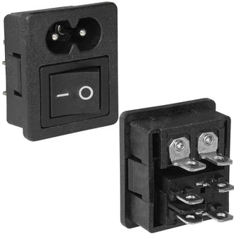 Разъемы питания AC-044 RUICHI Разъемы питания AC-044 RUICHI