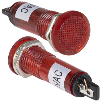 Лампочки неоновые в корпусе N-806-R 220V  RUICHI