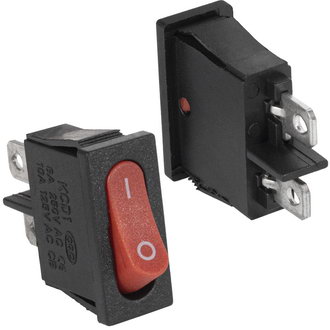 Клавишные переключатели KCD3-101-C3-R/2P on-off RUICHI