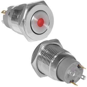 Кнопки антивандальные GQ16PF-10ZD/J/R/N off-on RUICHI Кнопки антивандальные GQ16PF-10ZD/J/R/N off-on RUICHI