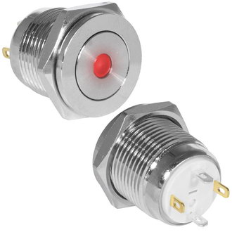 Кнопки антивандальные GQ16PF-10D/J/R/N off-(on) RUICHI Кнопки антивандальные GQ16PF-10D/J/R/N off-(on) RUICHI