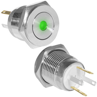 Кнопки антивандальные GQ16PF-10D/JL/G/N off-(on) RUICHI Кнопки антивандальные GQ16PF-10D/JL/G/N off-(on) RUICHI