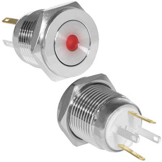 Кнопки антивандальные GQ16PF-10D/JL/R/N off-(on) RUICHI Кнопки антивандальные GQ16PF-10D/JL/R/N off-(on) RUICHI