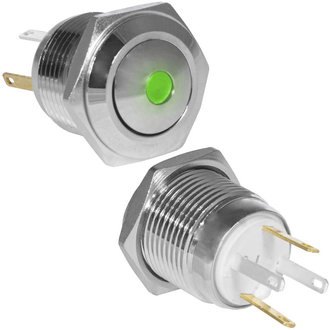 Кнопки антивандальные GQ16B-10D/JL/G/N off-(on) RUICHI Кнопки антивандальные GQ16B-10D/JL/G/N off-(on) RUICHI