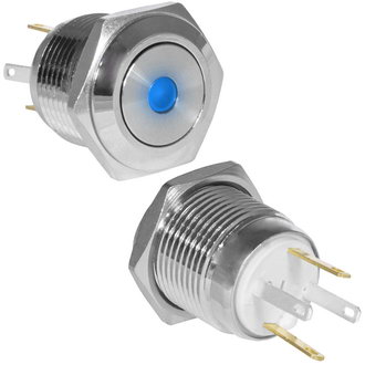 Кнопки антивандальные GQ16F-10D/JL/B/N off-(on) RUICHI Кнопки антивандальные GQ16F-10D/JL/B/N off-(on) RUICHI