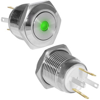 Кнопки антивандальные GQ16F-10D/JL/G/N off-(on) RUICHI Кнопки антивандальные GQ16F-10D/JL/G/N off-(on) RUICHI