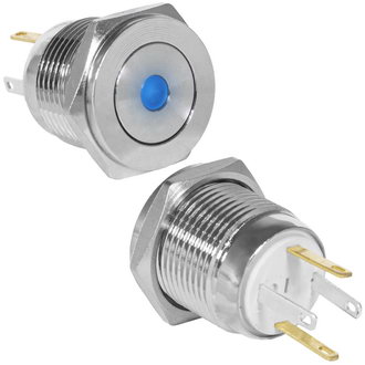 Кнопки антивандальные GQ16PF-10D/JL/B/N off-(on) RUICHI Кнопки антивандальные GQ16PF-10D/JL/B/N off-(on) RUICHI