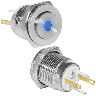 Кнопки антивандальные GQ16PH-10D/JL/B/N off-(on) RUICHI Кнопки антивандальные GQ16PH-10D/JL/B/N off-(on) RUICHI