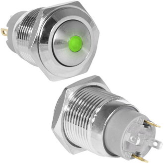 Кнопки антивандальные GQ16B-10ZD/J/G/N off-on RUICHI Кнопки антивандальные GQ16B-10ZD/J/G/N off-on RUICHI