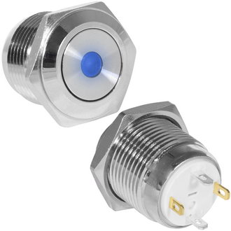 Кнопки антивандальные GQ16F-10D/J/B/N off-(on) RUICHI Кнопки антивандальные GQ16F-10D/J/B/N off-(on) RUICHI