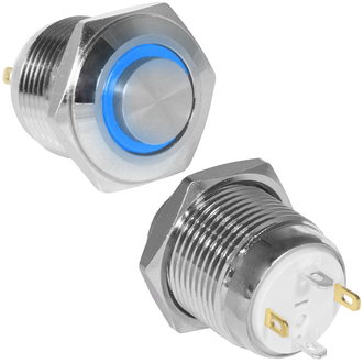 Кнопки антивандальные GQ16H-10E/J/B/N off-(on) RUICHI Кнопки антивандальные GQ16H-10E/J/B/N off-(on) RUICHI