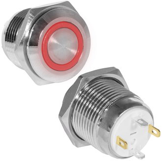 Кнопки антивандальные GQ16F-10E/J/R/N off-(on) RUICHI Кнопки антивандальные GQ16F-10E/J/R/N off-(on) RUICHI