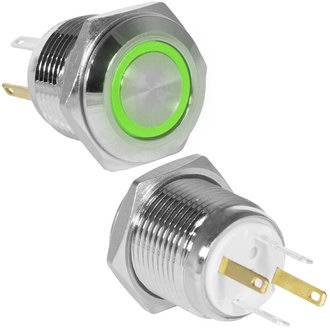 Кнопки антивандальные GQ16F-10E/JL/G/N off-(on) RUICHI Кнопки антивандальные GQ16F-10E/JL/G/N off-(on) RUICHI