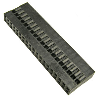 Штыри и гнезда для плат 2.54мм BLD 2x19 (BLD-38) 
