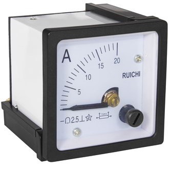Приборы постоянного тока Амперметр   20А    (48х48) RUICHI