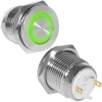 Кнопки антивандальные GQ16PF-10E/J/G/N off-(on) RUICHI Кнопки антивандальные GQ16PF-10E/J/G/N off-(on) RUICHI