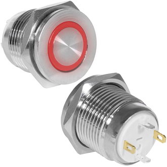 Кнопки антивандальные GQ16PF-10E/J/R/N off-(on) RUICHI Кнопки антивандальные GQ16PF-10E/J/R/N off-(on) RUICHI