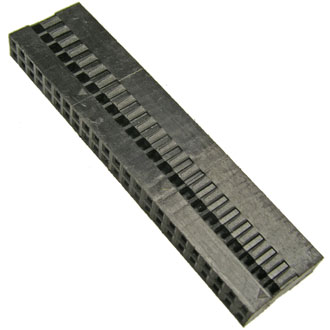 Штыри и гнезда для плат 2.54мм BLD 2x23 (BLD-46) 