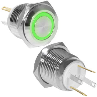 Кнопки антивандальные GQ16B-10E/JL/G/N off-(on) RUICHI Кнопки антивандальные GQ16B-10E/JL/G/N off-(on) RUICHI