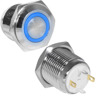 Кнопки антивандальные GQ16F-10E/J/B/N off-(on) RUICHI Кнопки антивандальные GQ16F-10E/J/B/N off-(on) RUICHI