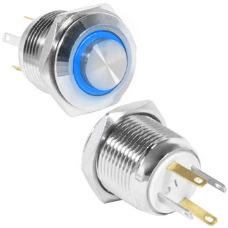 Кнопки антивандальные GQ16H-10E/JL/B/N off-(on) RUICHI Кнопки антивандальные GQ16H-10E/JL/B/N off-(on) RUICHI