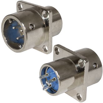 Быстроразъемные XS12-3 (Zn) panel plug RUICHI