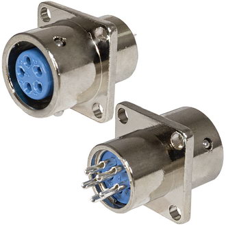 Быстроразъемные XS12-5 (Zn) panel jack RUICHI