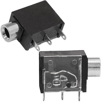 Аудио разъемы CKX3-3.5-06  гнездо на плату RUICHI Аудио разъемы CKX3-3.5-06  гнездо на плату RUICHI