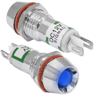 Светодиоды в корпусе L-616-B 12v (10mm) RUICHI Светодиоды в корпусе L-616-B 12v (10mm) RUICHI