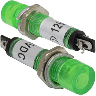 Светодиоды в корпусе L-814-G 12V  RUICHI Светодиоды в корпусе L-814-G 12V  RUICHI