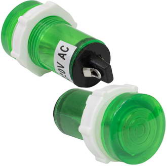 Лампочки неоновые в корпусе N-812-G 220V  RUICHI Лампочки неоновые в корпусе N-812-G 220V  RUICHI