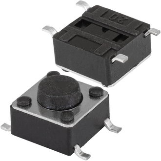 Тактовые кнопки KAN0641-0431B 6x6x4.3 mm  SMD RUICHI Тактовые кнопки KAN0641-0431B 6x6x4.3 mm  SMD RUICHI