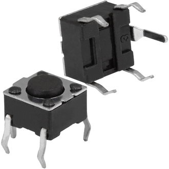 Тактовые кнопки KAN0621-0431B 6x6x4.3 mm экран RUICHI