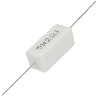 Мощные постоянные резисторы RX27-1 2 Ом 5W 5% / SQP5 RUICHI Мощные постоянные резисторы RX27-1 2 Ом 5W 5% / SQP5 RUICHI