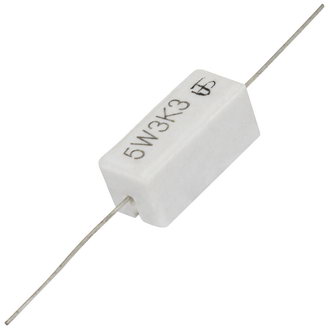 Мощные постоянные резисторы RX27-1 3.3 кОм 5W 5% / SQP5 XIN HUA