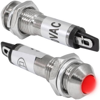 Лампочки неоновые в корпусе N-705-R 220V  RUICHI Лампочки неоновые в корпусе N-705-R 220V  RUICHI