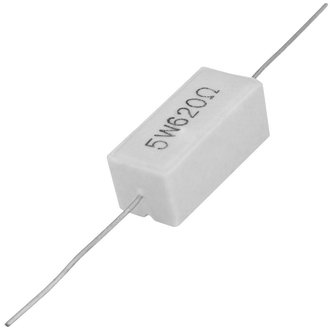 Мощные постоянные резисторы RX27-1 620 Ом 5W 5% / SQP5 