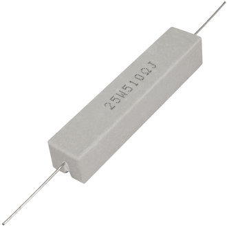 Мощные постоянные резисторы RX27-1 510 Ом 25W 5% / SQP25 RUICHI