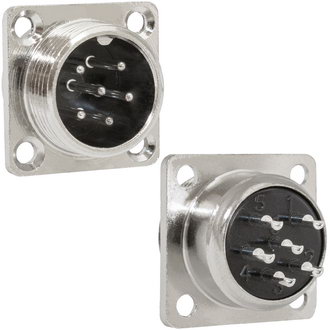 Цилиндрические малогабаритные GX16M-6F SZC Цилиндрические малогабаритные GX16M-6F SZC