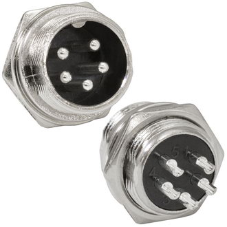 Цилиндрические малогабаритные GX16M-5B SZC Цилиндрические малогабаритные GX16M-5B SZC