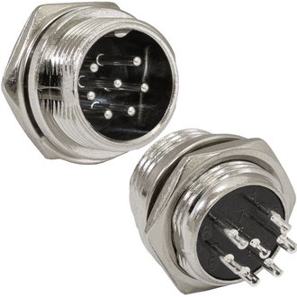 Цилиндрические малогабаритные GX16M-7B RUICHI Цилиндрические малогабаритные GX16M-7B RUICHI