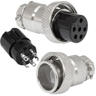 Цилиндрические малогабаритные GX16M-6A RUICHI Цилиндрические малогабаритные GX16M-6A RUICHI