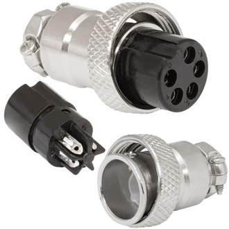 Цилиндрические малогабаритные GX16M-5A RUICHI Цилиндрические малогабаритные GX16M-5A RUICHI