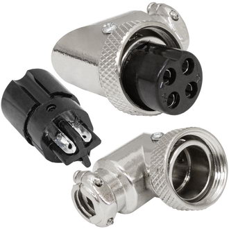 Цилиндрические малогабаритные GX16M-4AA RUICHI Цилиндрические малогабаритные GX16M-4AA RUICHI