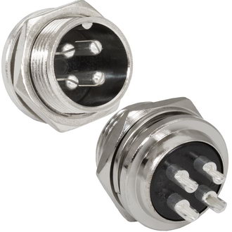 Цилиндрические малогабаритные GX16M-4C SZC Цилиндрические малогабаритные GX16M-4C SZC