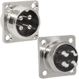 Цилиндрические малогабаритные GX16M-4F RUICHI Цилиндрические малогабаритные GX16M-4F RUICHI