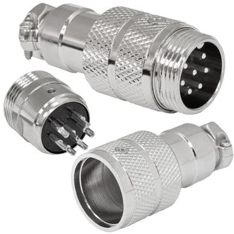 Цилиндрические малогабаритные GX16M-7 RUICHI Цилиндрические малогабаритные GX16M-7 RUICHI