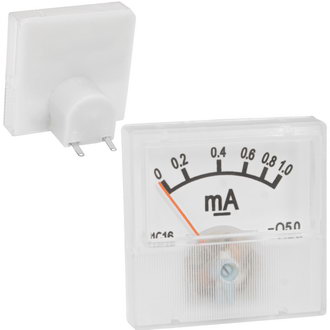 Приборы постоянного тока МилиАмперметр     1ма (40х40) RUICHI