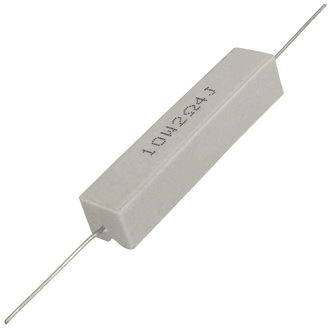 Мощные постоянные резисторы RX27-1 2.4 Ом 10W 5% / SQP10 RUICHI Мощные постоянные резисторы RX27-1 2.4 Ом 10W 5% / SQP10 RUICHI